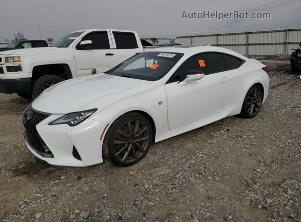 JTHHZ5BC7K5020067 2019 LEXUS RC Белый Передняя левая четверть