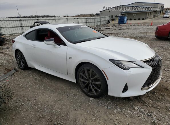 JTHHZ5BC7K5020067 2019 LEXUS RC Белый Передняя правая четверть