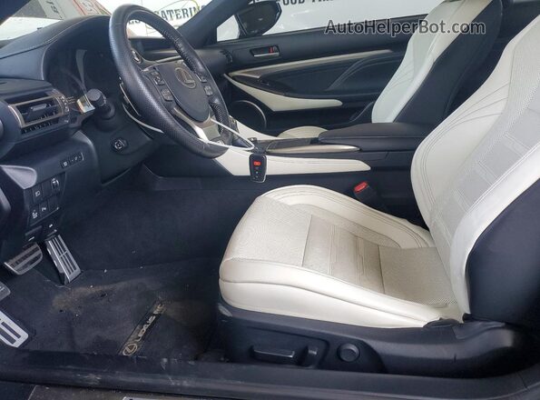 JTHHZ5BC8K5020451 2019 LEXUS RC Черный Вид салона спереди