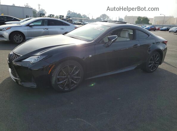 JTHHZ5BC8K5020451 2019 LEXUS RC Черный Передняя левая четверть