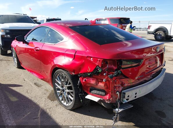 JTHHZ5BC8K5021583 2019 LEXUS RC 350 Красный Задняя левая четверть