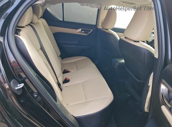 JTHKD5BH2H2291533 2017 LEXUS CT Черный Вид задних сидений