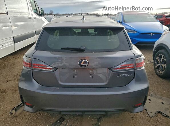 JTHKD5BH4H2295504 2017 LEXUS CT Серебряный Вид сзади