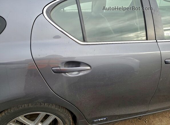 JTHKD5BH4H2295504 2017 LEXUS CT Серебряный Вид задней части салона