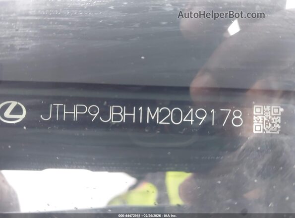 JTHP9JBH1M2049178 2021 LEXUS UX 250H Blue Widok komory silnika