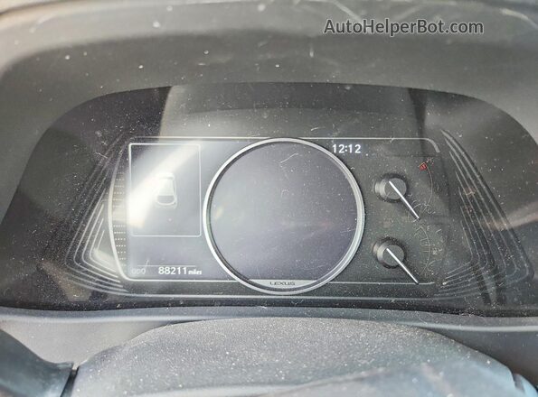 JTHP9JBH6L2032374 2020 LEXUS UX White Instrument cluster view