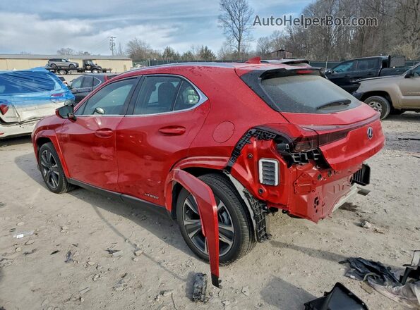 JTHP9JBH7N2063040 2022 LEXUS UX Red Trasero izquierdo