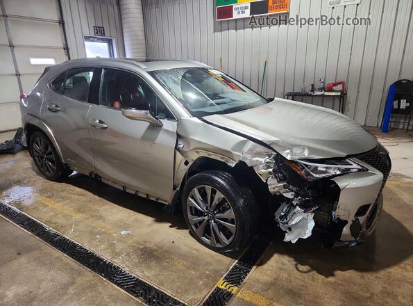 JTHR9JBH5N2061408 2022 LEXUS UX Желто-коричневый Передняя правая четверть