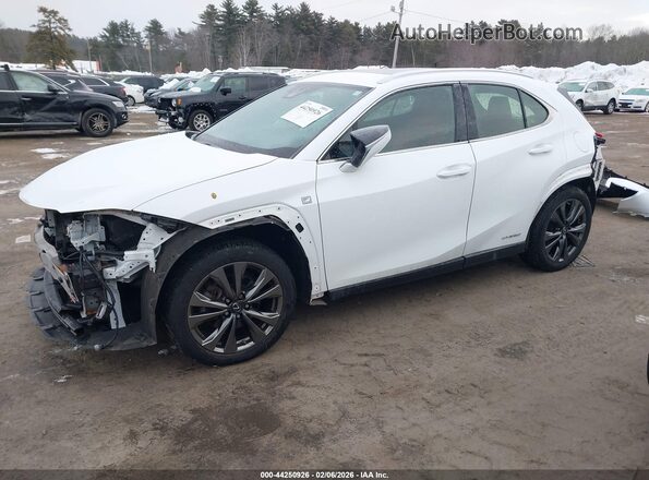 JTHR9JBH7M2039067 2021 LEXUS UX 250H White Przód lewy