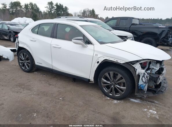 JTHR9JBH7M2039067 2021 LEXUS UX 250H White Przód prawy