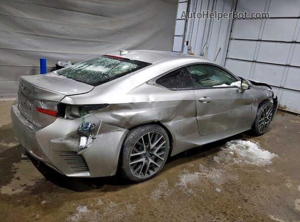 JTHS85BC5J5004473 2018 LEXUS RC Серебряный Задняя правая четверть