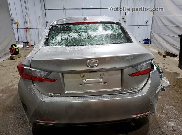 JTHS85BC5J5004473 2018 LEXUS RC Серебряный Вид сзади