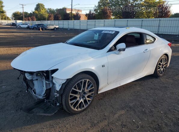 JTHSE5BC3G5006725 2016 LEXUS RC White წინა მარცხენა ხედი სამი მეოთხედიდან