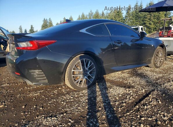 JTHSE5BC4H5007559 2017 LEXUS RC Черный Задняя правая четверть