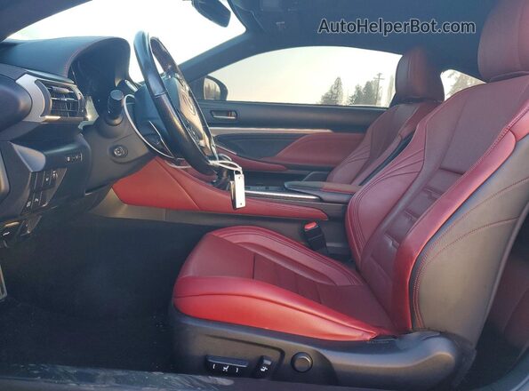 JTHSE5BC4H5007559 2017 LEXUS RC Черный Вид салона спереди