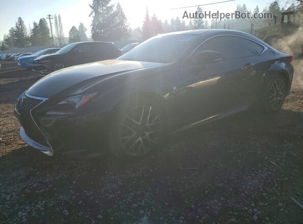 JTHSE5BC4H5007559 2017 LEXUS RC Черный Передняя левая четверть