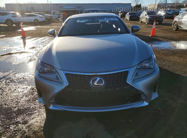 JTHSM5BC4H5002686 2017 LEXUS RC Silver Widok z przodu
