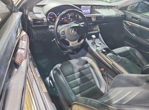 JTHSM5BC7G5000963 2016 LEXUS RC Серебряный Вид панели приборов