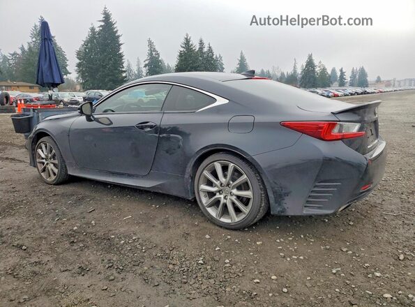 JTHSM5BC9G5001449 2016 LEXUS RC Black უკანა მარცხენა
