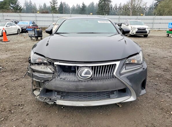 JTHSM5BC9G5001449 2016 LEXUS RC Black წინა ხედი