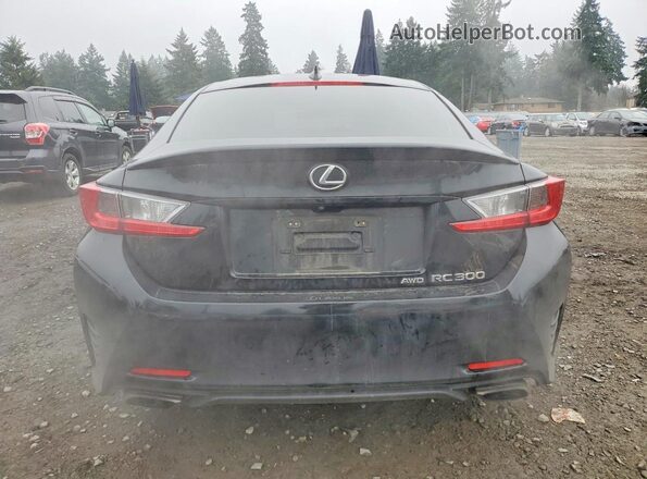 JTHSM5BC9G5001449 2016 LEXUS RC Black უკანა ხედი
