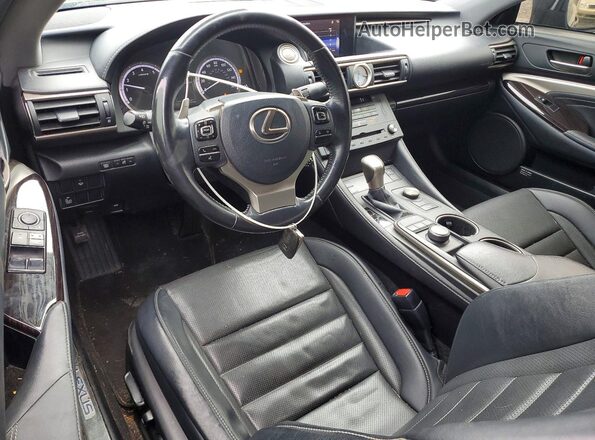 JTHSM5BC9G5001449 2016 LEXUS RC Black წინა პანელის ხედი