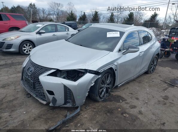 JTHU9JBH1K2008338 2019 LEXUS UX 250H Silver Przód lewy