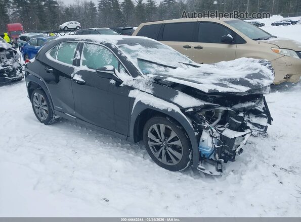 JTHU9JBH4K2018281 2019 LEXUS UX 250H Черный Передняя правая четверть