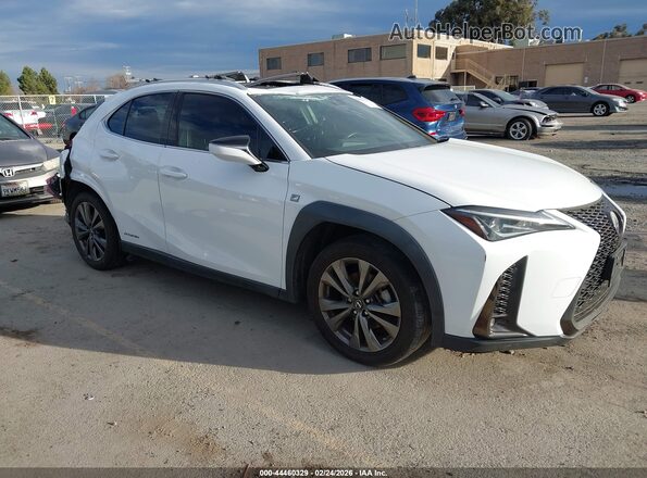 JTHU9JBH8K2002990 2019 LEXUS UX 250H Белый Передняя правая четверть