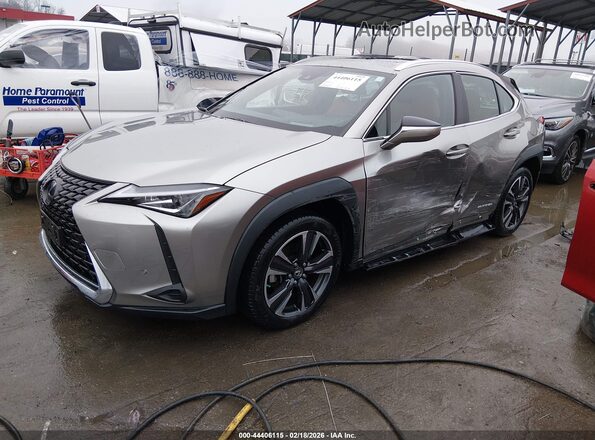 JTHU9JBH9K2016719 2019 LEXUS UX 250H Серый Передняя левая четверть