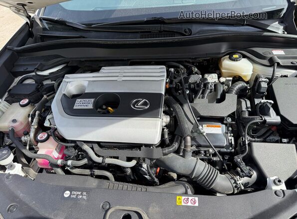 JTHU9JBHXK2019709 2019 LEXUS UX Белый Вид панели приборов
