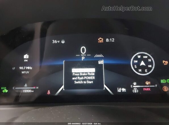 JTHUCJDH0S2000729 2025 LEXUS UX 300H Gray Vista de los asientos traseros