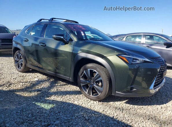 JTHX9JBH9N2060852 2022 LEXUS UX Зеленый Передняя правая четверть