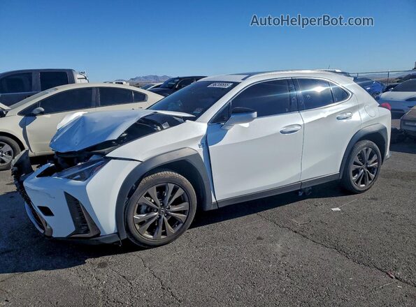 JTHY3JBH1K2006480 2019 LEXUS UX White Vista tres cuartos delantera izquierda