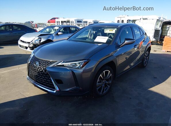 JTHY3JBH7K2013501 2019 LEXUS UX 200 Gray Передня ліва чверть