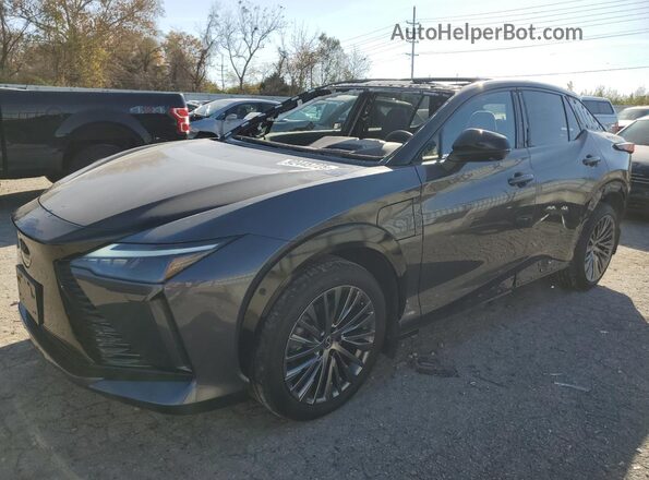 JTJAAAAB2PA017472 2023 LEXUS RZ Серый Передняя левая четверть