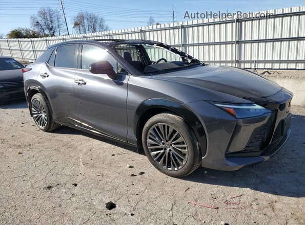 JTJAAAAB2PA017472 2023 LEXUS RZ Серый Передняя правая четверть