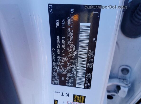 JTJAAAAB3RA026362 2024 LEXUS RZ Белый Вид наклейки с VIN-кодом