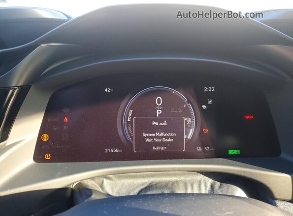 JTJAAAAB3RA026362 2024 LEXUS RZ Белый Вид щитка приборов