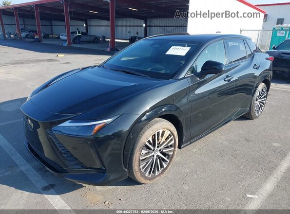 JTJAAAAB5PA019927 2023 LEXUS RZ 450E Черный Передняя левая четверть