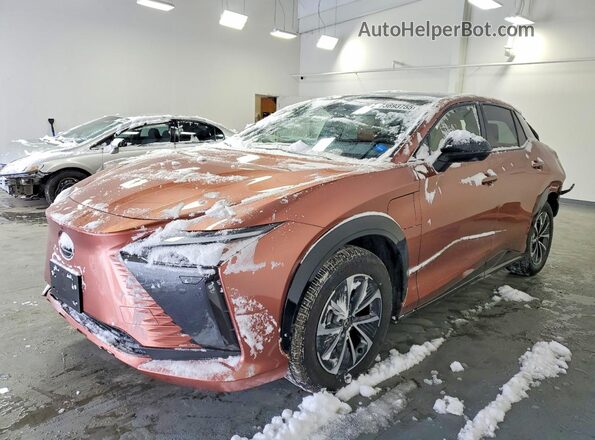 JTJABABB0SA010735 2025 LEXUS RZ Желто-коричневый Передняя левая четверть