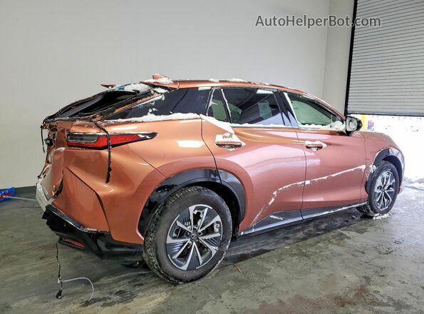 JTJABABB0SA010735 2025 LEXUS RZ Желто-коричневый Задняя правая четверть