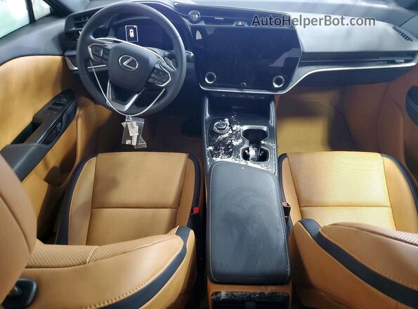 JTJABABB0SA010735 2025 LEXUS RZ Желто-коричневый Вид панели приборов