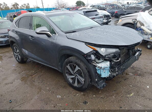 JTJBARBZ0K2187265 2019 LEXUS NX 300 Серый Передняя правая четверть