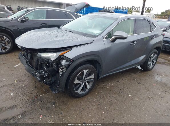 JTJBARBZ0K2187265 2019 LEXUS NX 300 Серый Передняя левая четверть