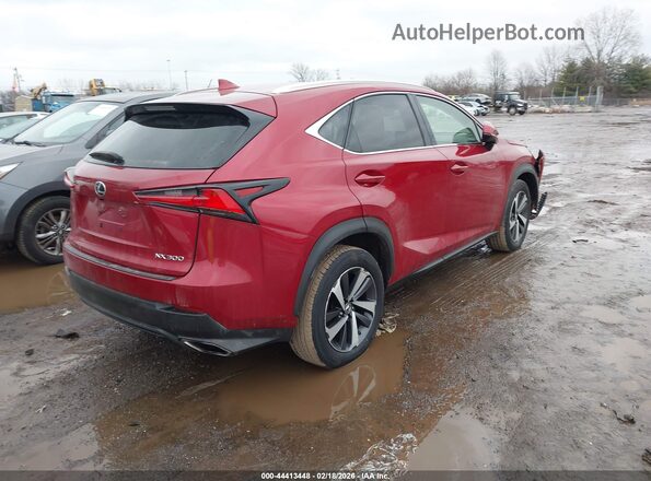 JTJBARBZ1J2173938 2018 LEXUS NX 300 Темно-бордовый Задняя правая четверть