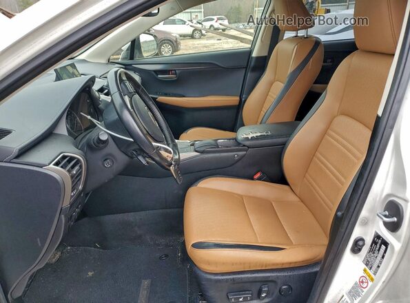 JTJBARBZ2G2068575 2016 LEXUS NX Белый Вид салона спереди
