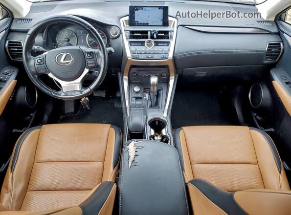 JTJBARBZ2G2068575 2016 LEXUS NX Белый Вид панели приборов
