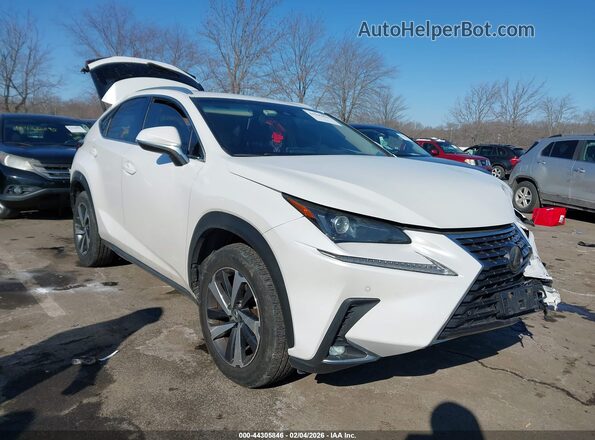 JTJBARBZ2J2162883 2018 LEXUS NX 300 Белый Передняя правая четверть