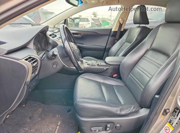 JTJBARBZ4G2083868 2016 LEXUS NX Серебряный Вид салона спереди